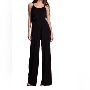 New York & Co Black Blousen Jumpsuit Sz XS